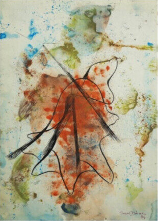 Under Cover, 1949, Wasserfarbe und Tinte auf Papier, 35,6 x 28 cm